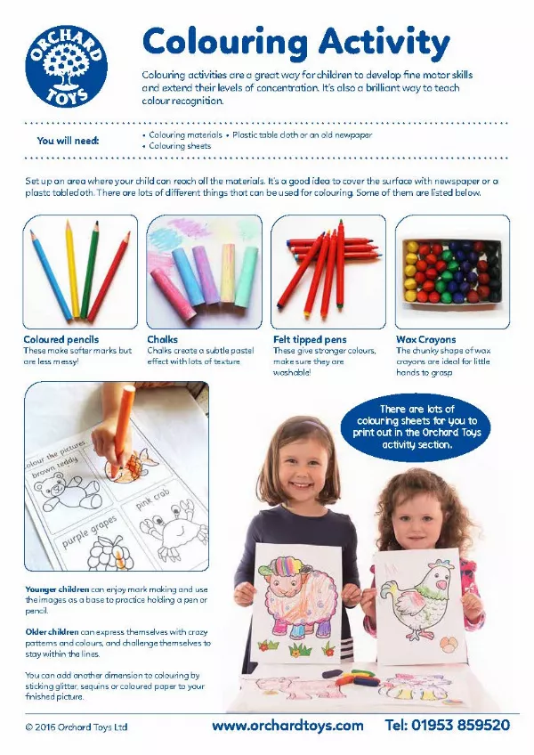 Colouring Activity Sheet